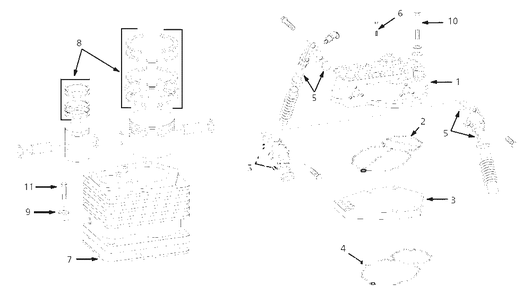 Pump-Parts Kit Diagram and Parts List for 2NYC2  Campbell Hausfeld Compressor